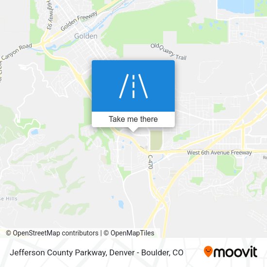 Jefferson County Parkway map