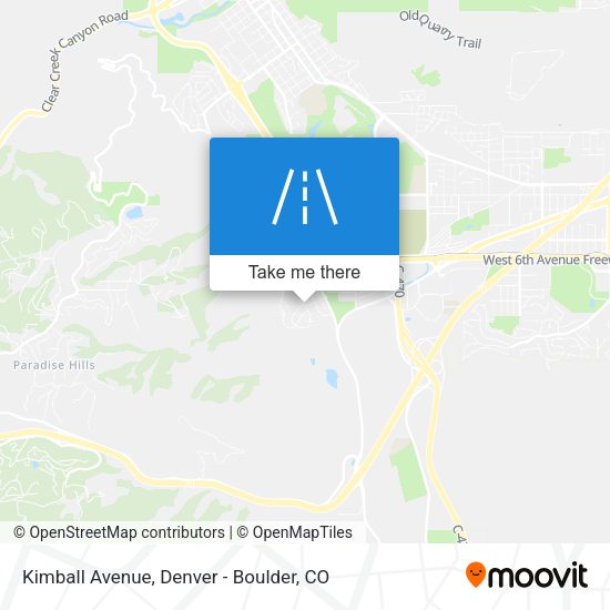 Kimball Avenue map