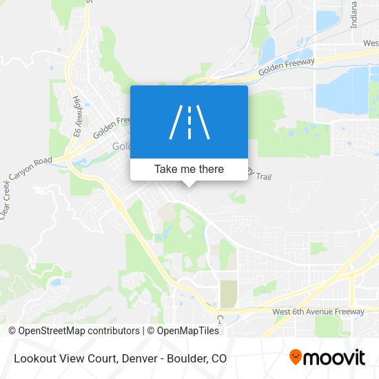Lookout View Court map