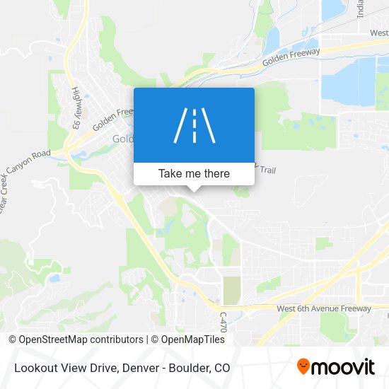 Lookout View Drive map
