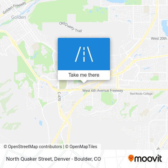 North Quaker Street map