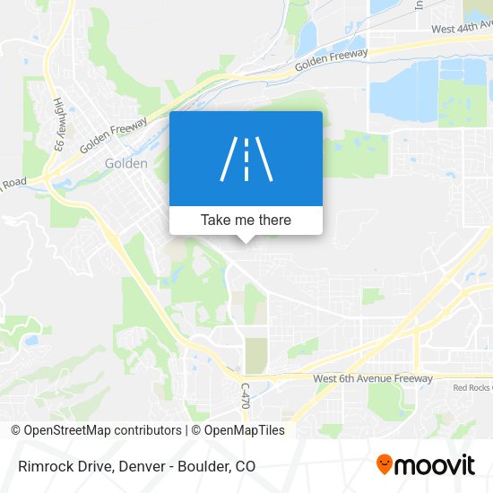 Rimrock Drive map