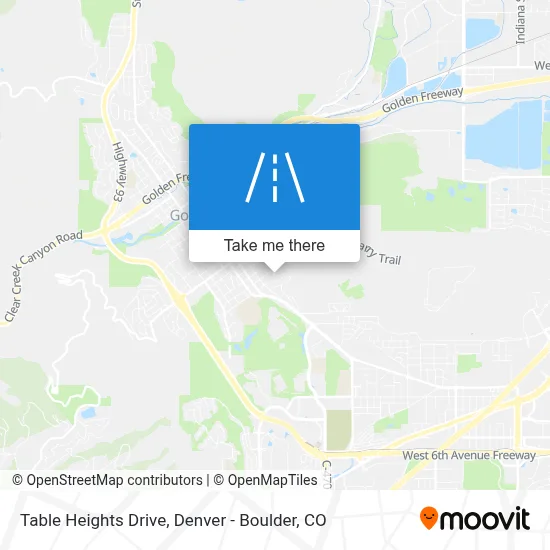 Table Heights Drive map
