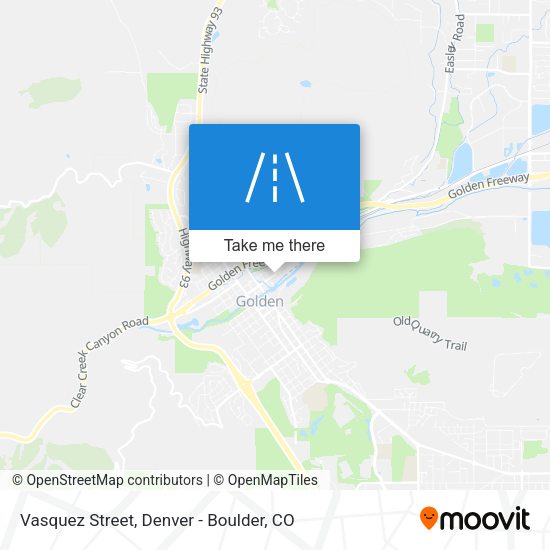 Vasquez Street map
