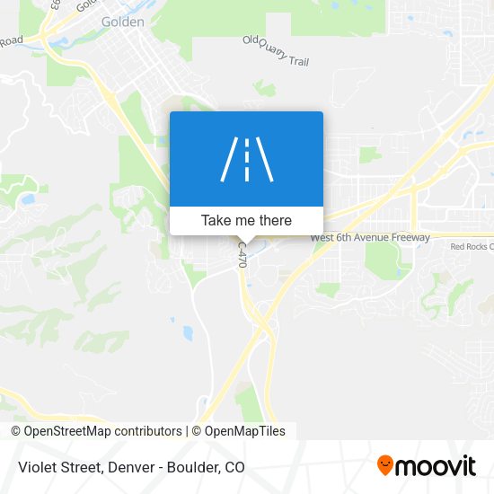 Violet Street map