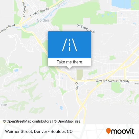 Weimer Street map