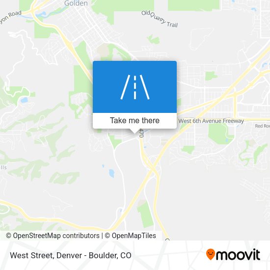 Mapa de West Street