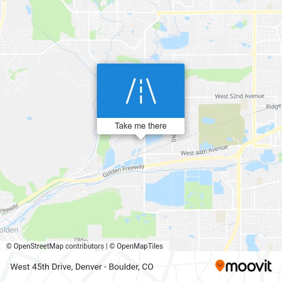Mapa de West 45th Drive