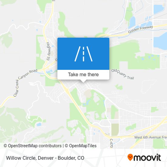 Willow Circle map