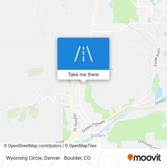 Mapa de Wyoming Circle
