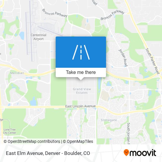 Mapa de East Elm Avenue