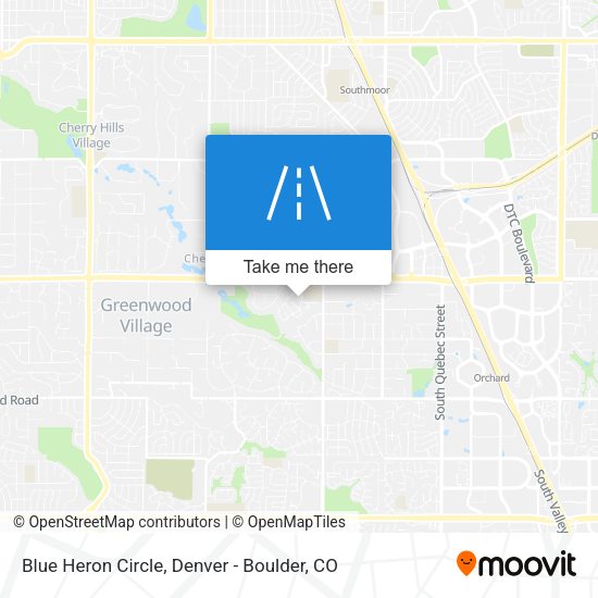 Blue Heron Circle map