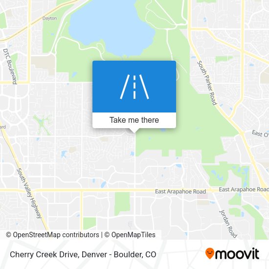 Mapa de Cherry Creek Drive