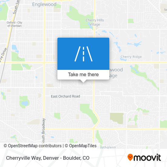 Cherryville Way map