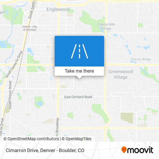 Mapa de Cimarron Drive