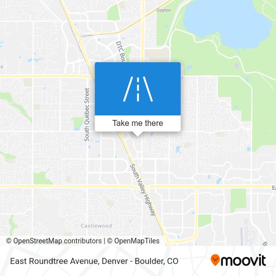 Mapa de East Roundtree Avenue