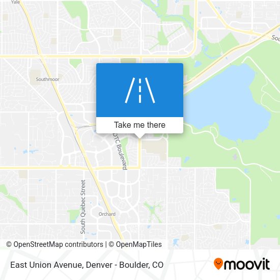 East Union Avenue map