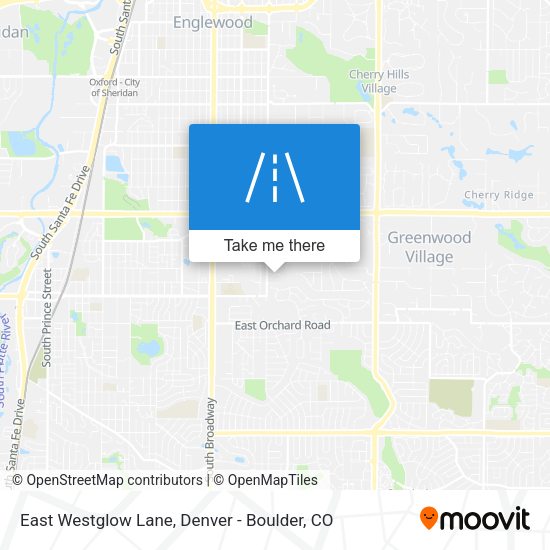 Mapa de East Westglow Lane