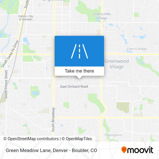 Green Meadow Lane map