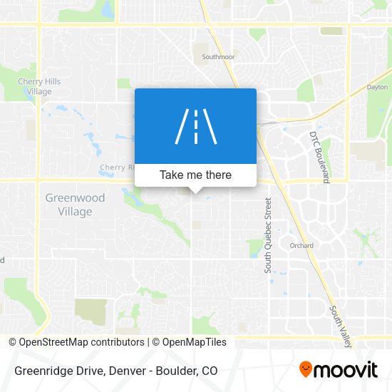 Greenridge Drive map
