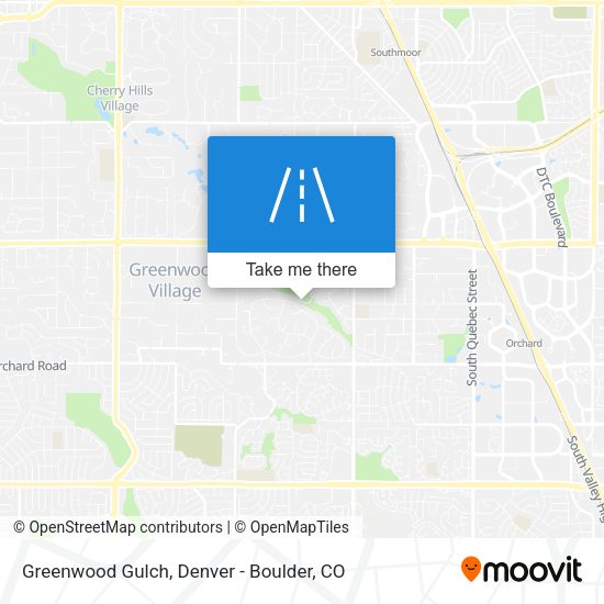 Mapa de Greenwood Gulch