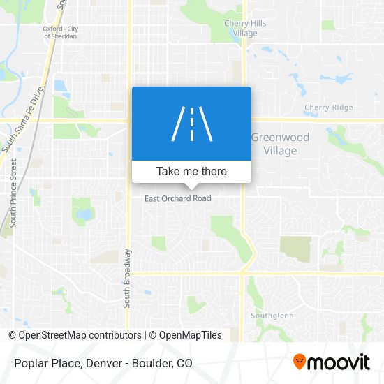 Mapa de Poplar Place