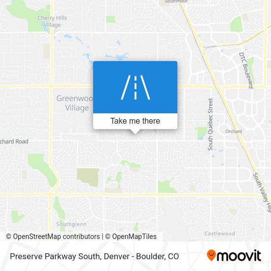 Mapa de Preserve Parkway South