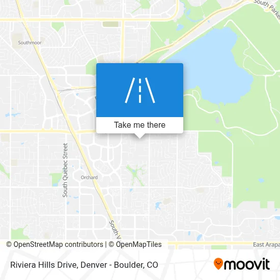 Riviera Hills Drive map