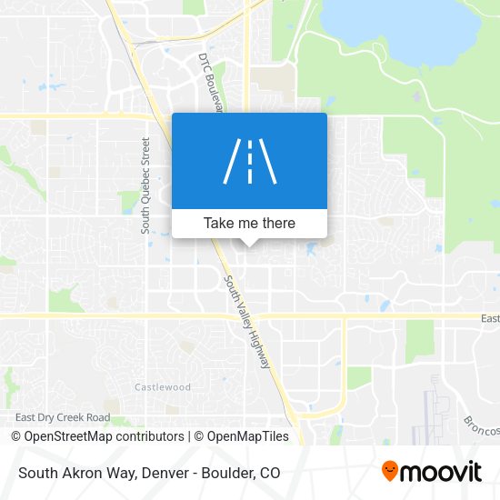 South Akron Way map