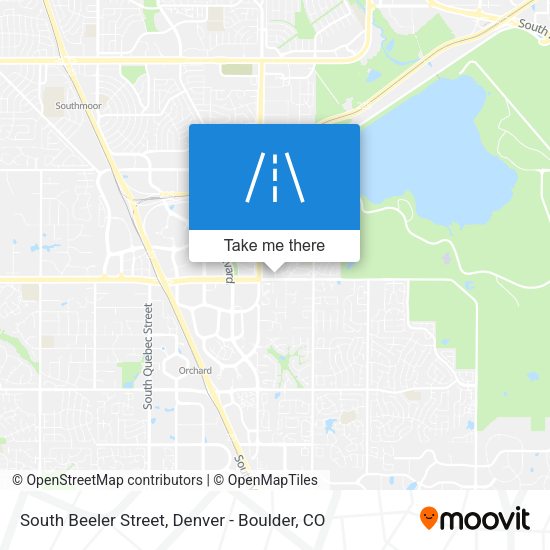 South Beeler Street map