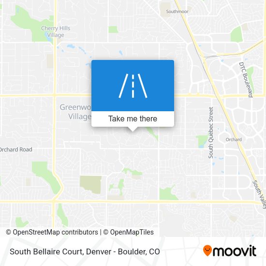 South Bellaire Court map