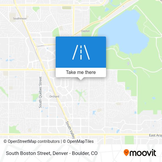 South Boston Street map