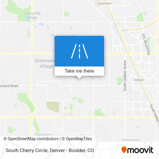 South Cherry Circle map