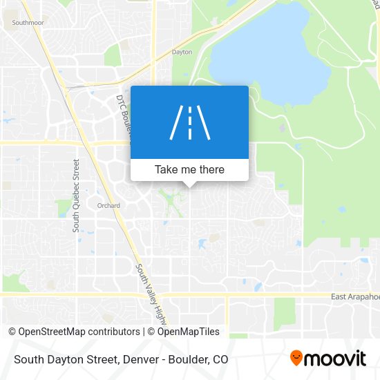 South Dayton Street map