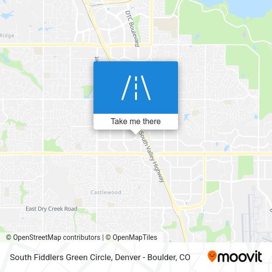 Mapa de South Fiddlers Green Circle