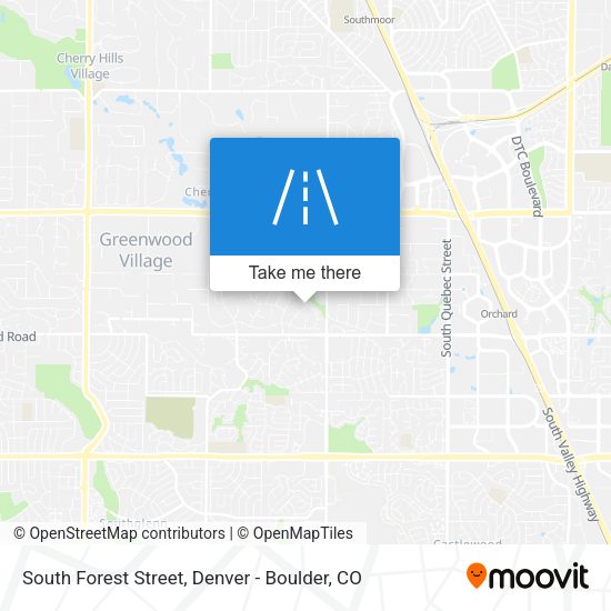Mapa de South Forest Street