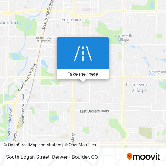 South Logan Street map