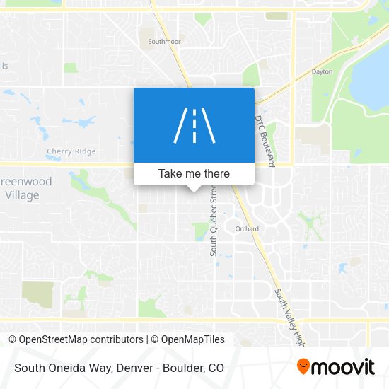 South Oneida Way map