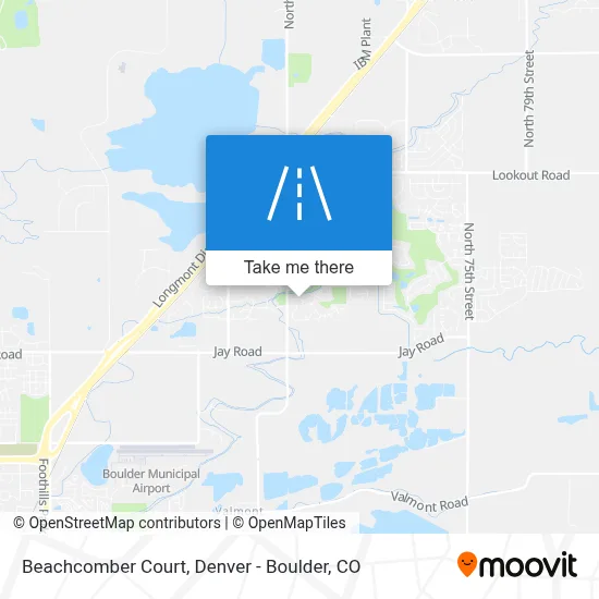 Beachcomber Court map