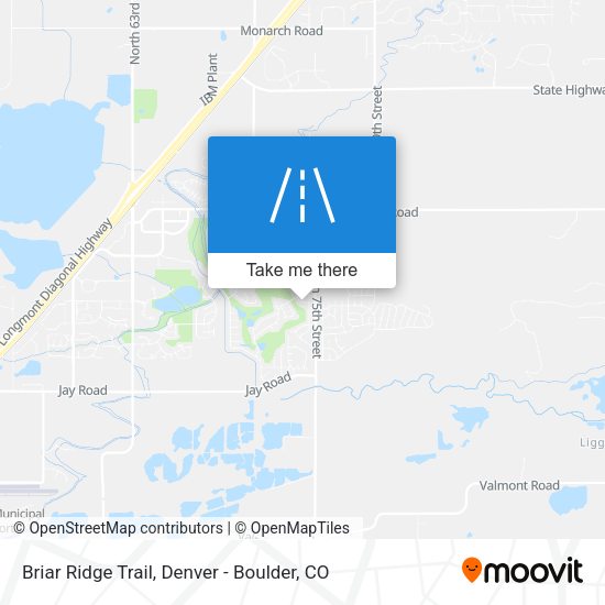 Briar Ridge Trail map