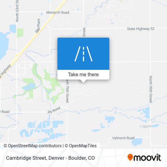 Cambridge Street map