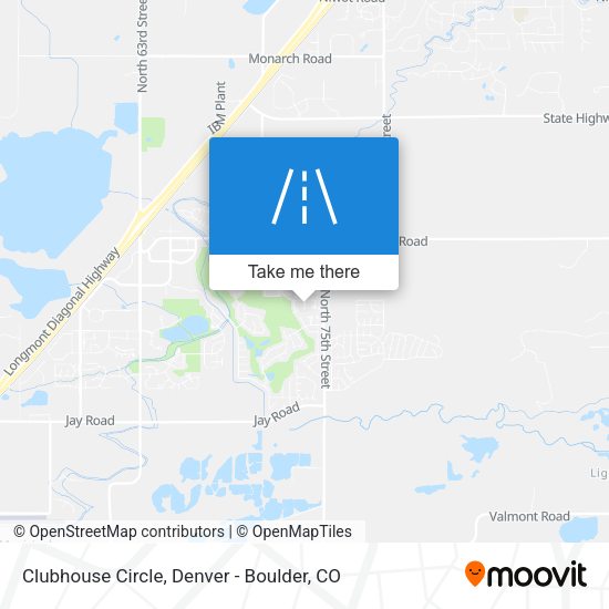 Clubhouse Circle map