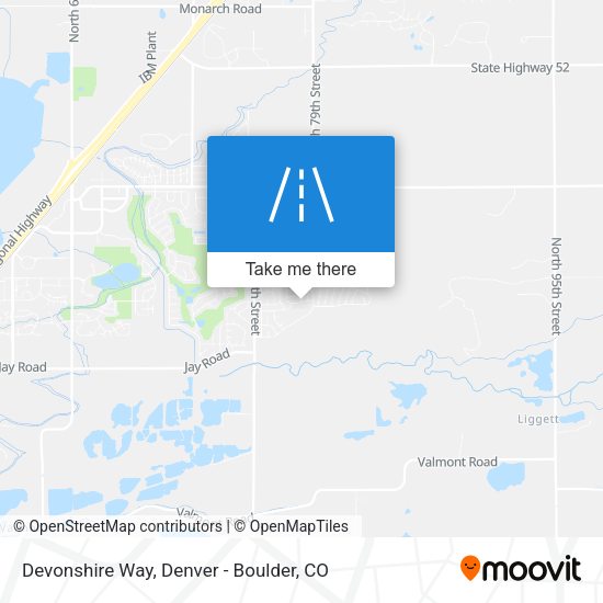 Devonshire Way map