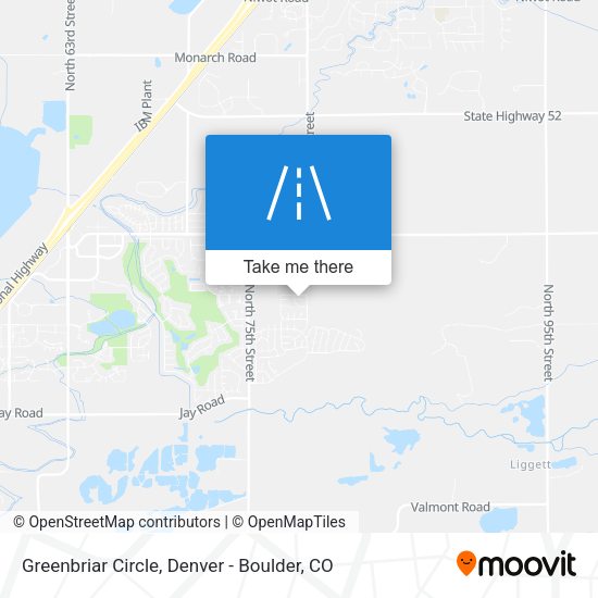 Greenbriar Circle map