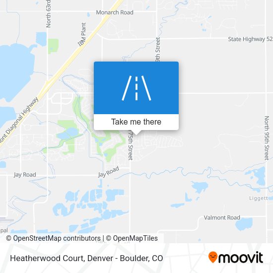 Heatherwood Court map