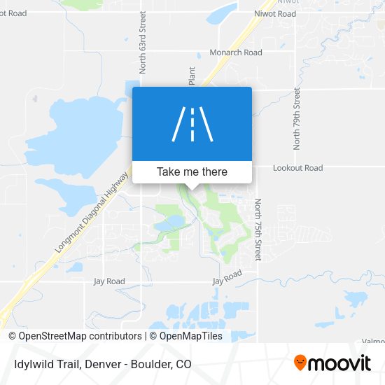 Idylwild Trail map