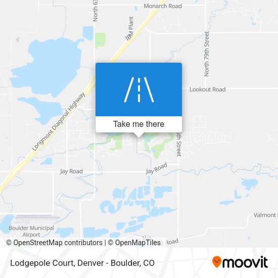 Mapa de Lodgepole Court