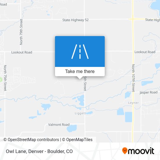 Owl Lane map