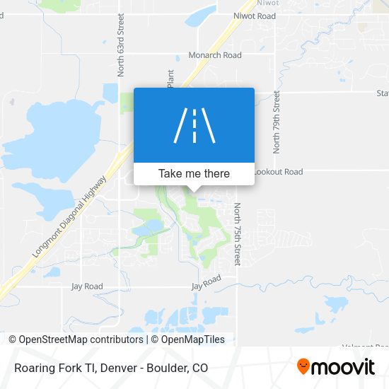 Roaring Fork Tl map