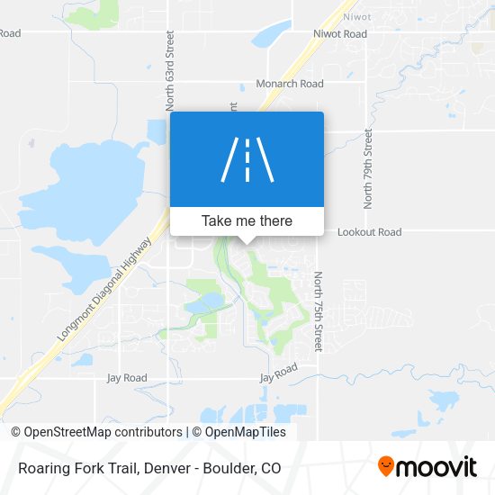Roaring Fork Trail map